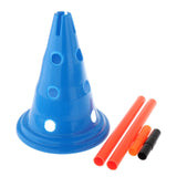 Maxbell Maxbell Hurdle Cones Course with Poles Outdoor Sports for Running Sports Exercise