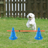 Maxbell Maxbell Hurdle Cones Course with Poles Outdoor Sports for Running Sports Exercise