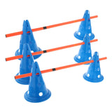 Maxbell Maxbell Hurdle Cones Course with Poles Outdoor Sports for Running Sports Exercise