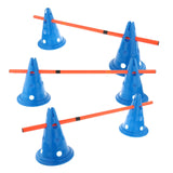 Maxbell Maxbell Hurdle Cones Course with Poles Outdoor Sports for Running Sports Exercise