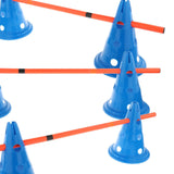 Maxbell Maxbell Hurdle Cones Course with Poles Outdoor Sports for Running Sports Exercise