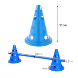 Maxbell Maxbell Hurdle Cones Course with Poles Outdoor Sports for Running Sports Exercise