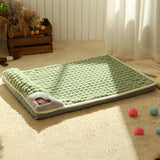 Maxbell Pet Bed Mat dog Sleeping Pad with Pillow Puppy Crate Small Animals M