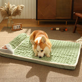 Maxbell Pet Bed Mat dog Sleeping Pad with Pillow Puppy Crate Small Animals M