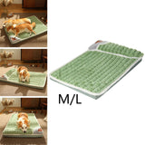 Maxbell Pet Bed Mat dog Sleeping Pad with Pillow Puppy Crate Small Animals M