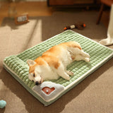 Maxbell Pet Bed Mat dog Sleeping Pad with Pillow Puppy Crate Small Animals L