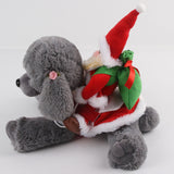 Maxbell Pet Santa Christmas Costumes Santa Claus Riding On Dogs Pet Cosplay Costumes S