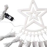 Maxbell Star String Lights Patio Decorative 350 LED Waterfall Christmas Tree Lights