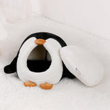 Maxbell Bunny Rabbit Bed Accessories with Removable Cushion Kennel for Cats Hamster S