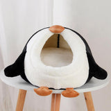 Maxbell Bunny Rabbit Bed Accessories with Removable Cushion Kennel for Cats Hamster S