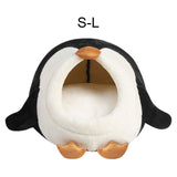 Maxbell Bunny Rabbit Bed Accessories with Removable Cushion Kennel for Cats Hamster S