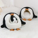 Maxbell Bunny Rabbit Bed Accessories with Removable Cushion Kennel for Cats Hamster S