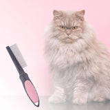 Maxbell Cat Brush Dog Comb Pet Cat Hair Remover Pet Cleaning Slicker Brush Portable Single 22.5cmx4.2cm