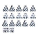 Maxbell 100Pcs Pigeon Ring 8mm 2023 Dove Legs Band for Duck Most Adult Birds Poultry White