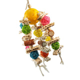 Maxbell Parrots Cage Hanging Toys Chewing Bite Nest Finches Cockatiels Bird Swing