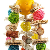 Maxbell Parrots Cage Hanging Toys Chewing Bite Nest Finches Cockatiels Bird Swing