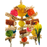 Maxbell Parrots Cage Hanging Toys Chewing Bite Nest Finches Cockatiels Bird Swing