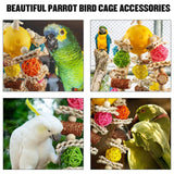 Maxbell Parrots Cage Hanging Toys Chewing Bite Nest Finches Cockatiels Bird Swing