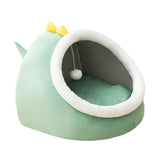 Maxbell cat warm Bed Cave Nest with Removable Cushion Comfortable Pet Bed House M