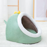 Maxbell cat warm Bed Cave Nest with Removable Cushion Comfortable Pet Bed House L