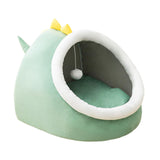 Maxbell cat warm Bed Cave Nest with Removable Cushion Comfortable Pet Bed House L