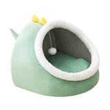 Maxbell cat warm Bed Cave Nest with Removable Cushion Comfortable Pet Bed House L