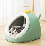 Maxbell cat warm Bed Cave Nest with Removable Cushion Comfortable Pet Bed House L