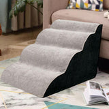 Maxbell Breathable Pet Dog Stairs Ladder Ramp Stairs Puppy Anti Slip for Indoor Bed