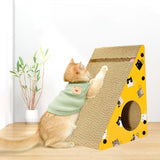 Maxbell Cat Scratch Scratching Board Grind Claws Protect Carpets Interactive Mats yellow