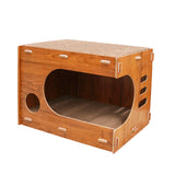 Maxbell Cardboard Cat House Corrugated Scratching Board Cat Scratcher Lounge Bed
