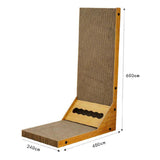 Maxbell Cat Scratching Post Scratching Toy Furniture Protection Sofa Cat Scratcher 60x40x25cm