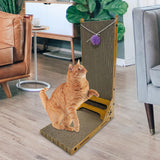Maxbell Cat Scratching Post Scratching Toy Furniture Protection Sofa Cat Scratcher 62.3x40x24cm Ball