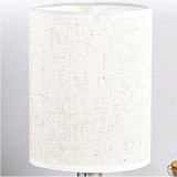 Maxbell Modern Drum Lamp Shade Clip On Fabric Lampshade for Floor Lamps Table Lamps Beige