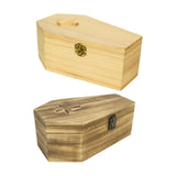 Maxbell Wood Pet Cremation Urn Ash Urns for Dogs Memorial Keepsake Box Commemorate Dark