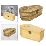Maxbell Wood Pet Cremation Urn Ash Urns for Dogs Memorial Keepsake Box Commemorate Dark