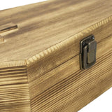 Maxbell Wood Pet Cremation Urn Ash Urns for Dogs Memorial Keepsake Box Commemorate Dark
