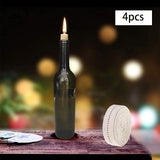 Maxbell 4x Oil Lamp Wick Flat Wicks Lantern Wick for Candle DIY Accessory