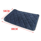 Maxbell Soft Self Heating Pets Pad Cats Dogs Indoor Puppy Self Warming Mat Kitty Deep Blue