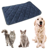 Maxbell Soft Self Heating Pets Pad Cats Dogs Indoor Puppy Self Warming Mat Kitty Deep Blue
