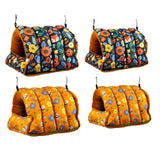 Maxbell Bird Nest Comfortable Bed Cave Bird Hideaway for Budgie Cockatoo Finches Navy Blue  Large