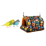 Maxbell Bird Nest Comfortable Bed Cave Bird Hideaway for Budgie Cockatoo Finches Navy Blue  Large