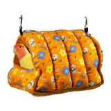 Maxbell Bird Nest Comfortable Bed Cave Bird Hideaway for Budgie Cockatoo Finches Orange Large