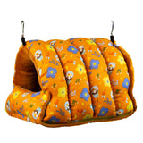 Maxbell Bird Nest Comfortable Bed Cave Bird Hideaway for Budgie Cockatoo Finches Orange Medium