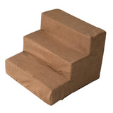 Maxbell Soft Dog Stairs Ladder Indoor Puppy Small Cat High Bed Velvet Brown