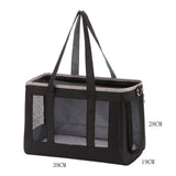 Maxbell Pet Carrier Bag Soft Sided Breathable Puppy Carrier Cat Carrier Vacation Gray S