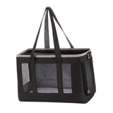 Maxbell Pet Carrier Bag Soft Sided Breathable Puppy Carrier Cat Carrier Vacation Black L