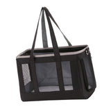 Maxbell Pet Carrier Bag Soft Sided Breathable Puppy Carrier Cat Carrier Vacation Black L