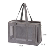 Maxbell Pet Carrier Bag Soft Sided Breathable Puppy Carrier Cat Carrier Vacation Black L