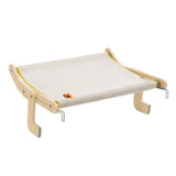 Maxbell Cat Window Perch Bed Chair Hanging Blanket Wood Frame for Playing Sleeping
