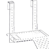 Maxbell Clear Turtle Basking Platform Resting Terrace Durable Climbing Shelf Sturdy Size S